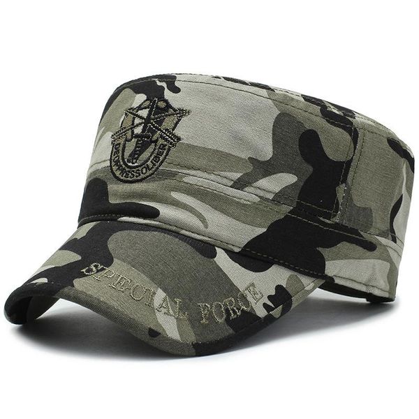 

2020 spring and summer new flat hat men and women outdoor leisure hat fashion mountaineering hat wild personality military yqpsx, Black;white
