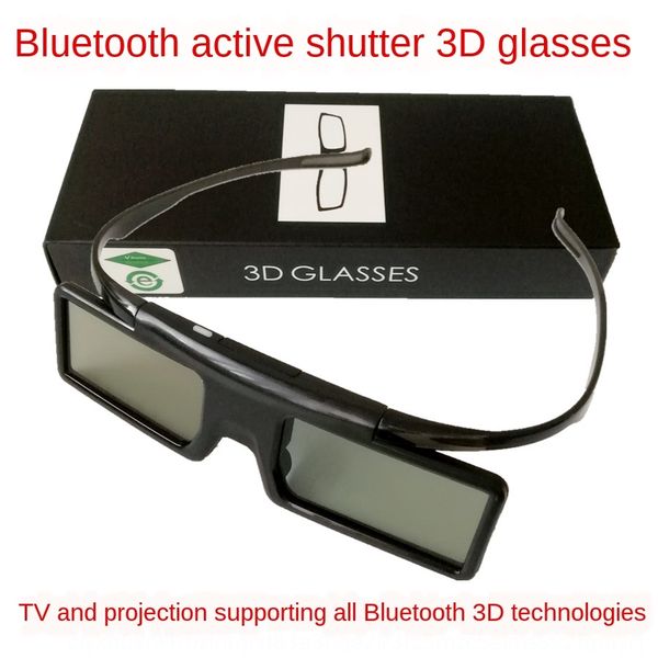

bluetooth bt active shutter projection 3 dglasses are suitable for tv sets with epson projection and bluetooth 3d technology, Silver
