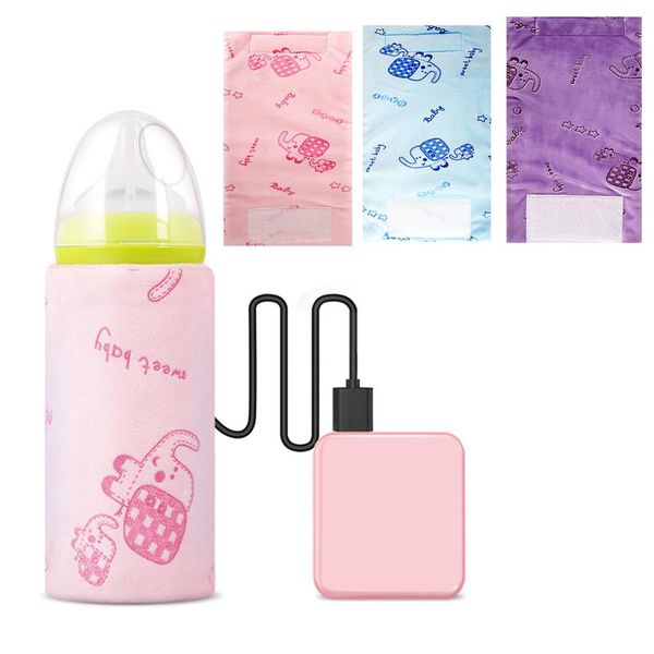 

USB Baby Feeding Milk Bottle Heater Warmer Stroller Car Insulated Bag Pouch