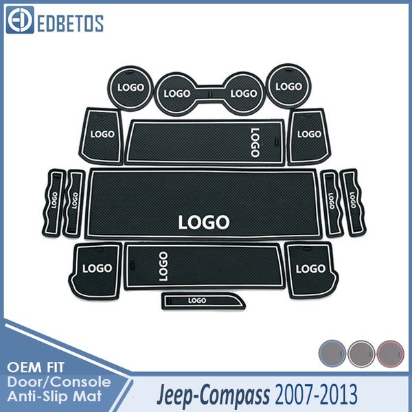 

anti-slip mat for compass 2007 2008 2009 2010 2011 2012 2013 mk1 mk49 accessories gate slot coaster anti-dirty door groove