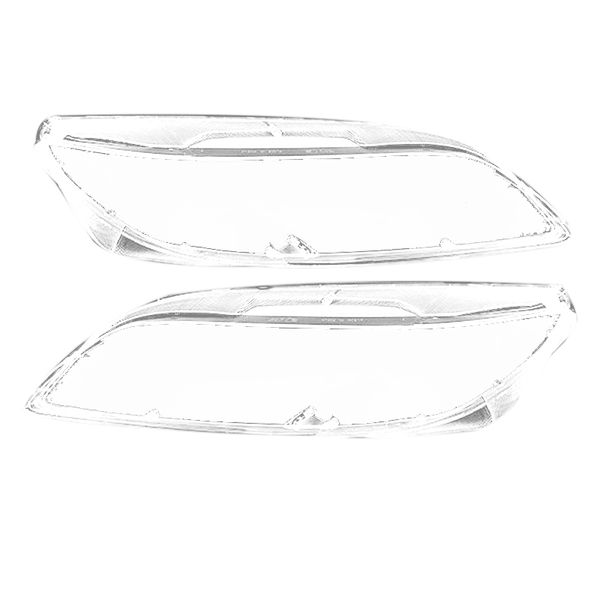 

car headlight lens glass lampshade headlight cover protection case for 6 2003-2008