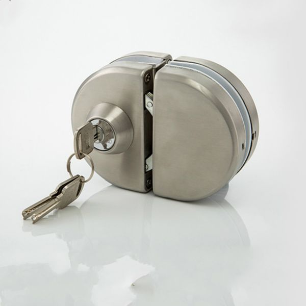 2019 Hot Glass Door Lock Stainless Steel Without Hole Bidirectional