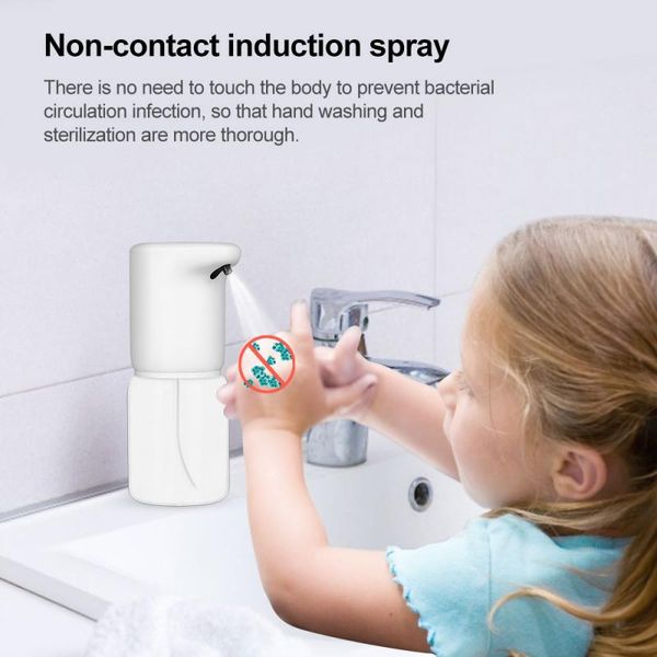

400ml automatic soap dispenser touchless foam hand soap dispenser smart sensor liquid for bathroom kitchen toilet