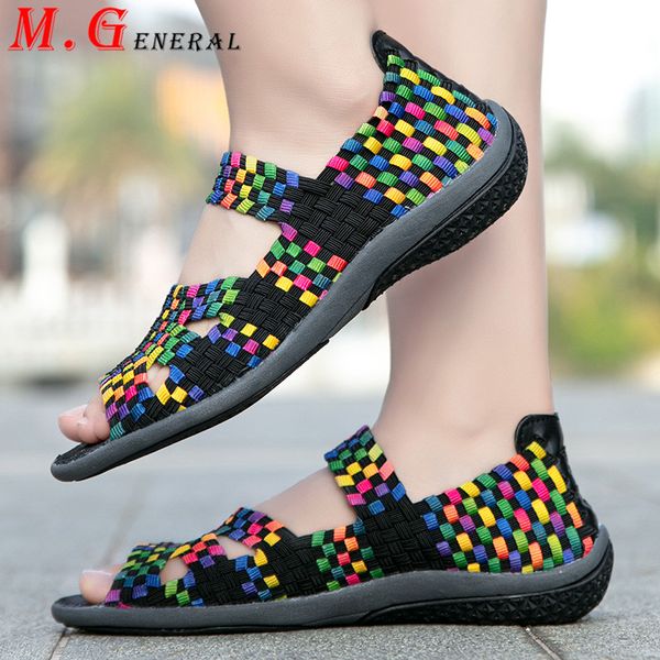 

women sport shoes plus size summer sneakers woman walk outdoor loafers woven women's sports shoes soft slip-on running shoe v12