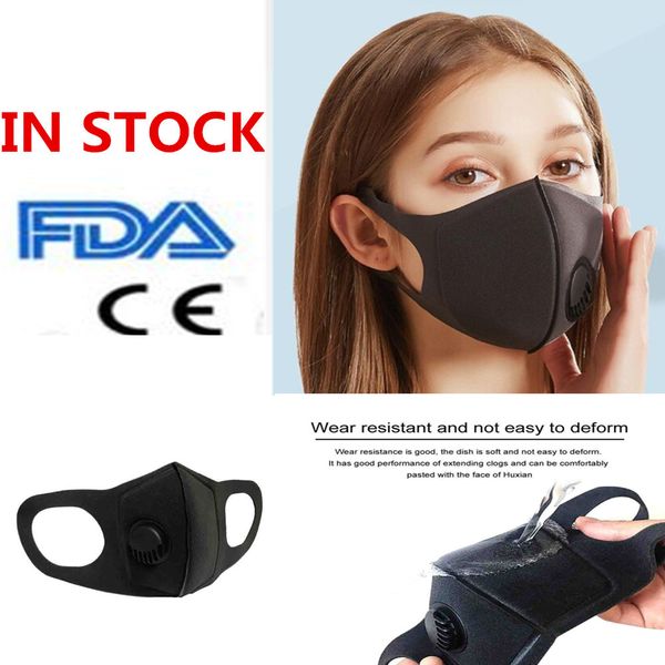 

dustproof slipper face mask breathing valve sponge mask washable reusable anti-dust fog pm2.5 protective masks mascherine chirurgiche