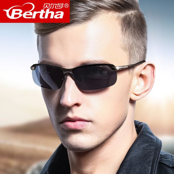 

day and night discoloration polarized glasses night vision driving sunglasses mens driver for sunglasses uv-protection, White;black