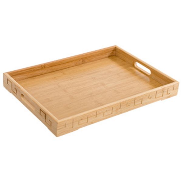 

bamboo tray square bamboo wooden rectangular plate steak fruit snack tray restaurant storage solid wood board