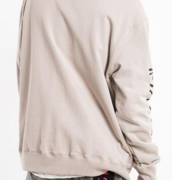 

european and american fashion brand men's wear hooded men's sweater, Black
