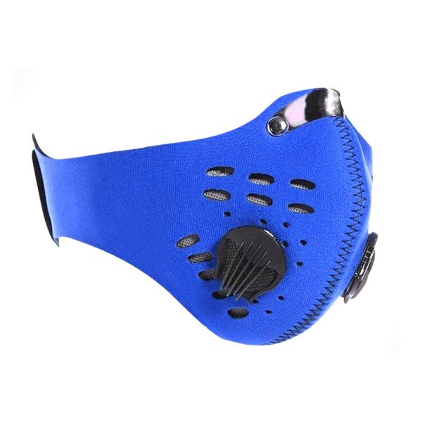 

Anti-Pollution Activated Carbon PM2.5 Filter Bike Half Face Masks Cycling Mouth Mask Ski Running Outdoor Sports Bicycle Face mask 3 Colors
