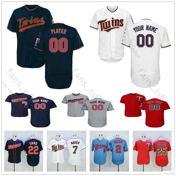 

Custom Minnesota #34 Kirby Puckett 9 Marwin Gonzalez 26 Max Kepler 35 Michael Pineda Man Woman Kids Youth Twins Baseball Jerseys
