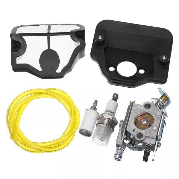 

carburetor carb fuel filter kit for husqvarna 36 41 136 137 141 142 chainsaw zama c1q-w29e