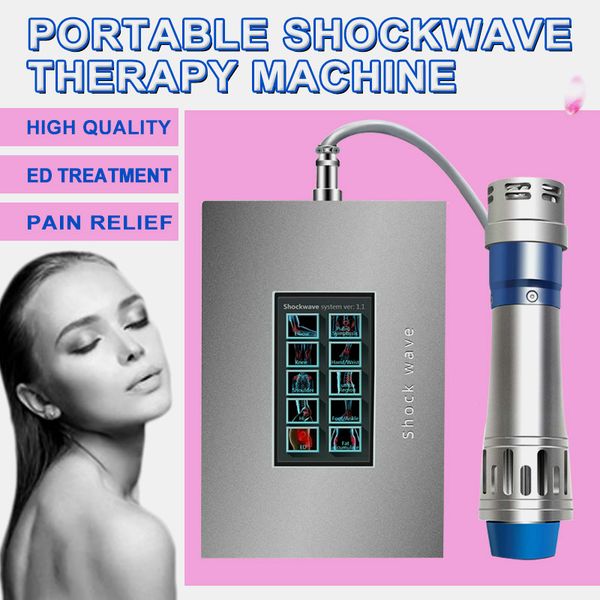

2020 with ce certification erectile dysfunction transmitters therapy machine extracorporeal shock wave therapy for pain relief, Black;white
