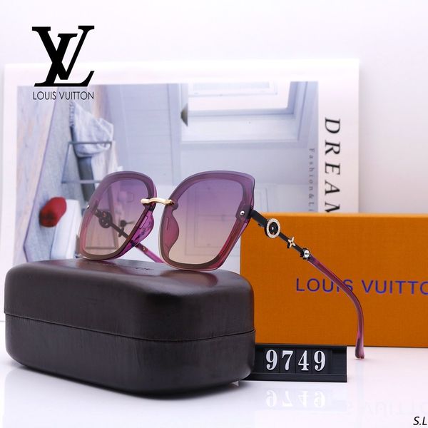 

bright fashionable men and women sunglasses men luxury designer brand 1l lv sunglasses 1l uv400, Black