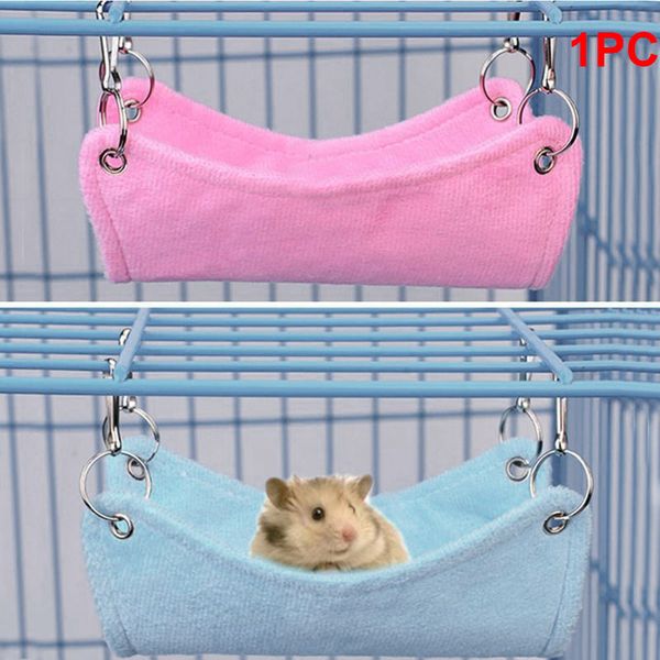 

симпатичный плюшевый теплый гамак подвесная кровать для hamster rat малый pet кейджа house hot