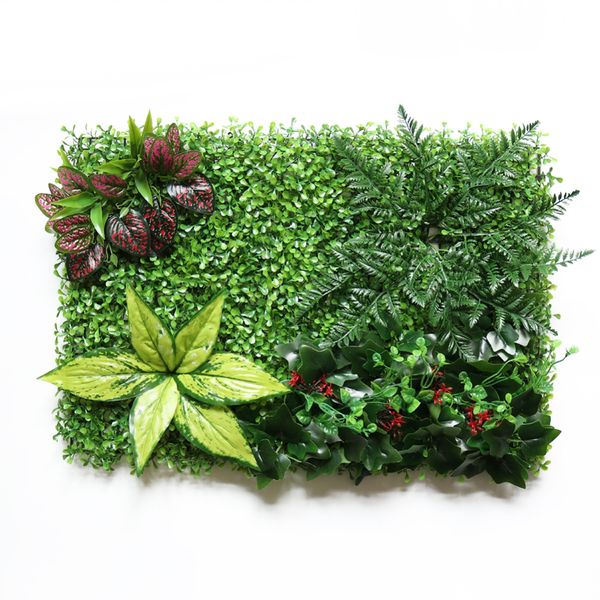

2019 40*60 cm simulation artificial green lawn plastic for wedding l background home garden wall decoration
