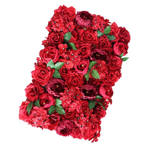 

artificial silk flower wall panels wedding venue pgraphy backdrops art decoration