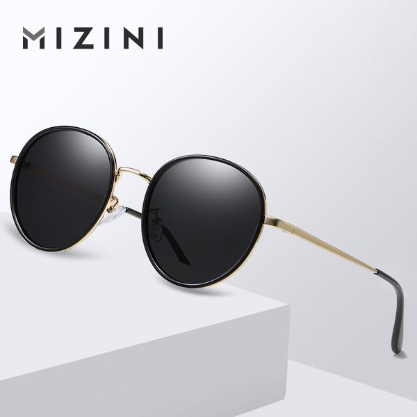 

fashion round sunglasses women luxury metal sunglasses summer outdoor uv400 black gradient designer eyewear female, White;black