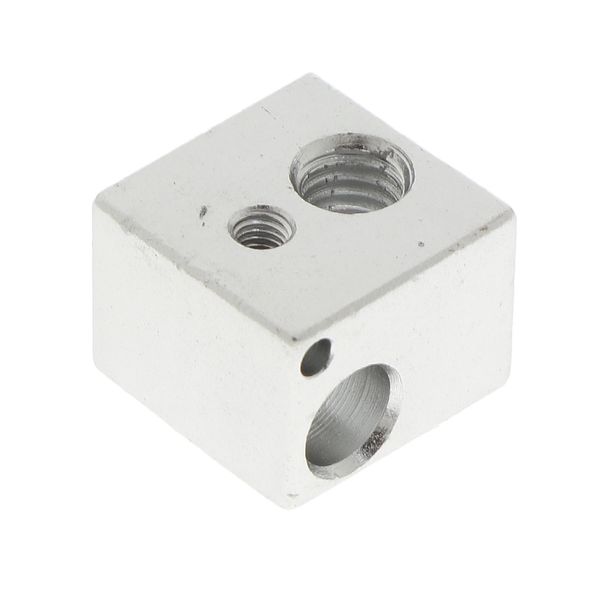 

block heater aluminum for reprap makerbot mk8 3d printer screw hole m3 m6 v5