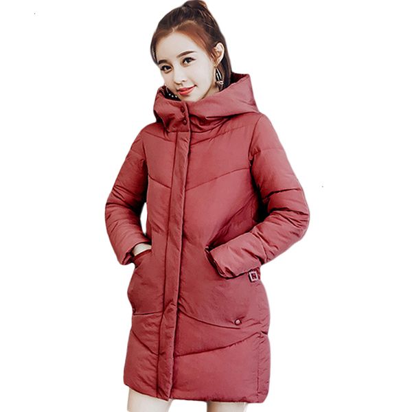 

girls fashion 2019 reindeer winter jassen hooded jackets women overwear casual parka jassen plus size women clothing cm429, Black