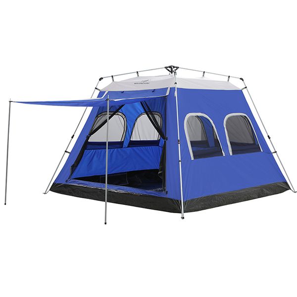 

huilingyang 6-8 people outdoor tents hiking picnic oxford cloth automatic tent waterproof breathable large space camping tent