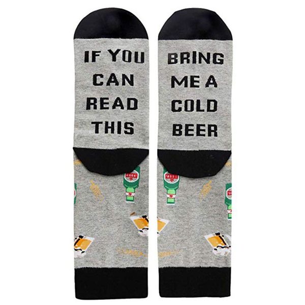 

IF YOU CAN READ THIS Womens Designer Socks Letters Printed Cotton Womens Chaussettes Casual Womens Socks
