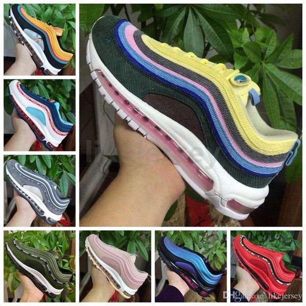 

2019 new 97s mens running shoes sean wotherspoon lx sunburst leopard undefeated women trainers designer sport sneakers size 36-46