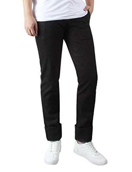 

demon hunter 816 series men's regular straight leg jeans heavy jeans, Blue
