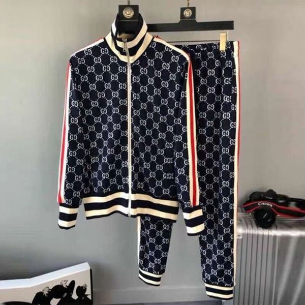 

2019 мода мужские дизайнерские спортивные костюмы трикотажные пальто спортивные к