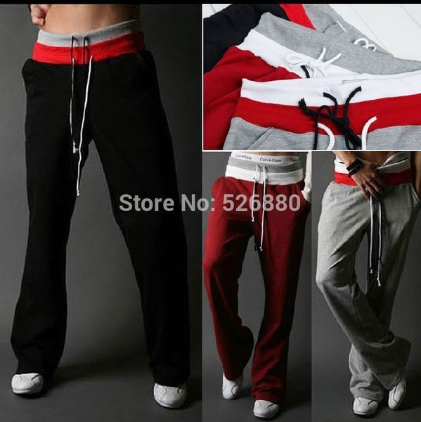 

men's pants 2021 brand clothing four seasons can wear sweatpants fashion casual joggers trousers, Black