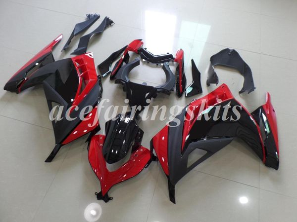 

injection mold new abs motorcycle full fairings set fit for kawasaki ninja 300 ex300 300r 2013 2014 2015 2016 2017 bodywork set black red