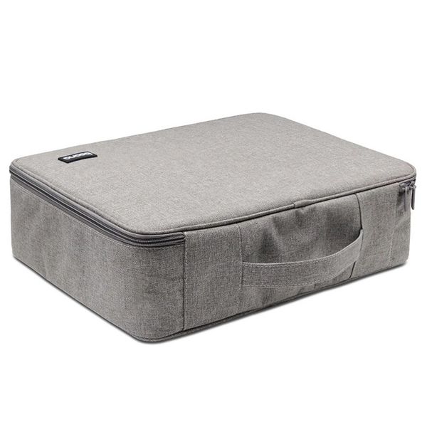 

large capacity single-layer box type document storage handbag men and women waterproof travel briefcase business notebook bag