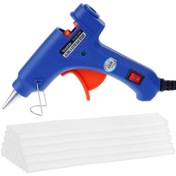 

20w professional high temp melt glue gun graft repair heat gun pneumatic diy tools glue with 10 pc melt gift