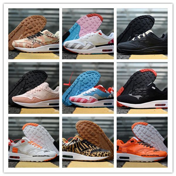 

fashion piet parra x 1 se dlx atmos bred floral camo premium plaid suede running shoes women mens trainers 1s chaussures sneakers size 36-45