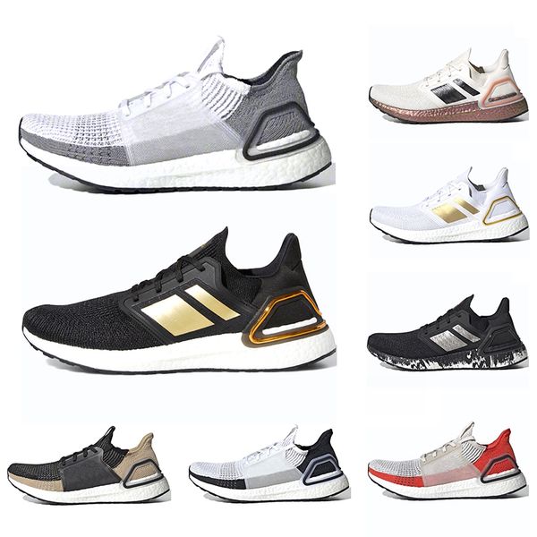 

wholesale ultra boost 5.0 6.0 running shoes ultraboost 19 men women sneakers black gold laser red mens trainers sports