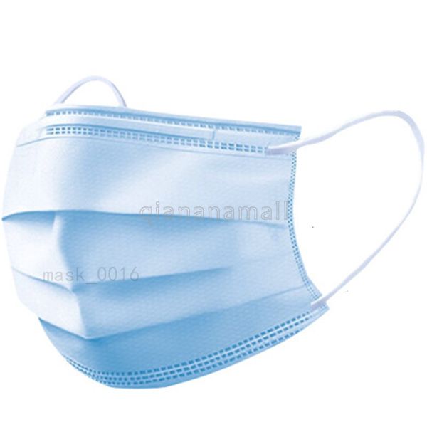 

запас одноразовые в маска для лица маски высокого m 1 шт. качество синий нетканый ушной петли 3ply пыли маска dhl бесплатная доставка