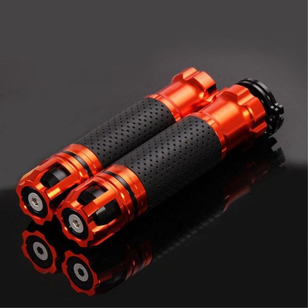 

one pair handlebar motorcycle 7/8\'\' throttle aluminum alloy rotatable hand grips cnc durable new practical latest