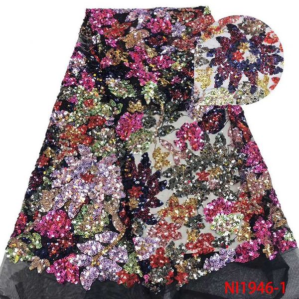 

nigerian sequins laces fabrics latest ,unique african sequins lace fabric ,tulle lace fabric for women ksni1946-1, Pink;blue