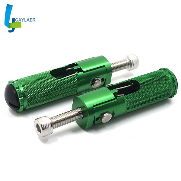 

cnc aluminum universal motorcycle motor bike folding footrests footpegs foot rests pegs rear pedals set parts for