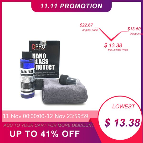 

dpro car paint protective foil ceramic coating care improve hydrophobic gloss window glass coating liquid for car rim 100ml