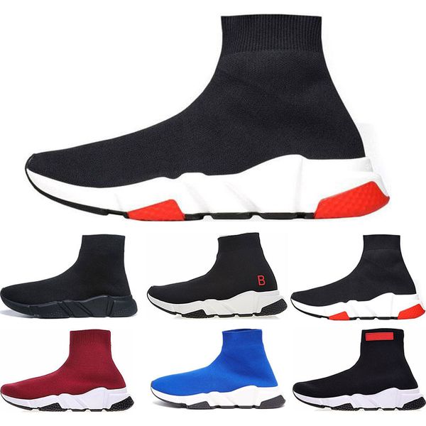 

new luxury sock shoes casual shoe speed trainer sneakers speed trainer sock race runners black men and women sports shoes