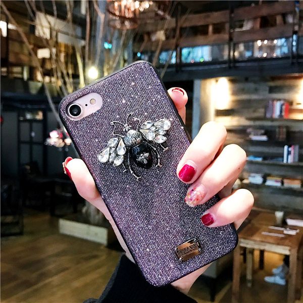 

2020 fashion bee phone case luxury for iphonex 7plus/8plus 7/8 6s/6sp6/6s new arrivale protective back cover phone case five styles