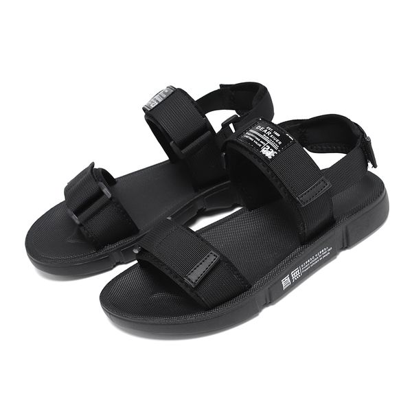 

summer water shoes men beach sandals upstream aqua shoes women quick dry river sea slippers diving swimming hollow design, Black