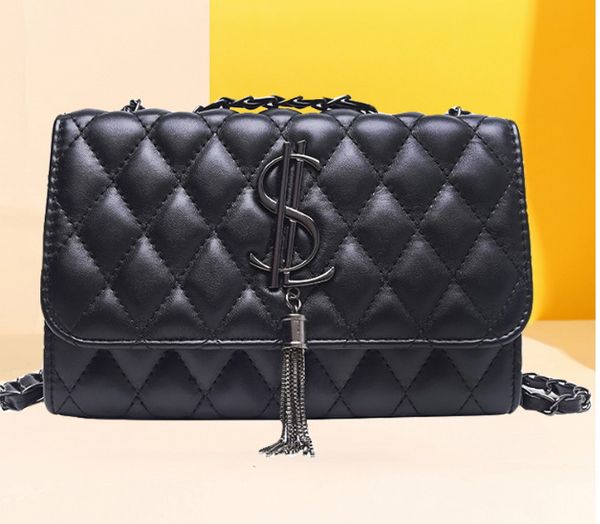 

2020 новый известный бренд плед сумка женская цепь сумка-мессенджер дизайнер классический большой емкости искусственная кожа женский crossbo