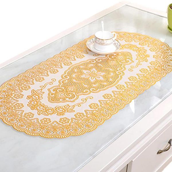 

pvc table cloth rectangular for weddign decoration waterproof anti-scalding table cover on the for party banquet d15