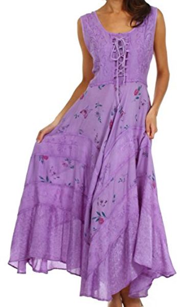 

sakkas garden goddess corset style dress, Black;gray
