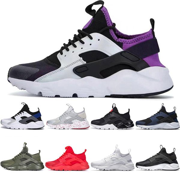 

ale 4.0 white purple huarache 1.0 grey mens designer shoes for women dot pure platinum triple olive black sport running shoes, White;red