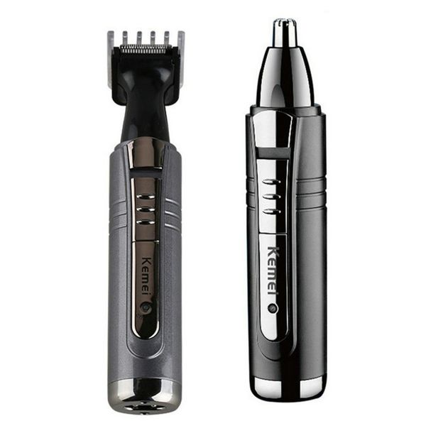 

kemei nose and ear trimmer 2 in 1 face care hair trimmer peli del naso cutting guides km-6511