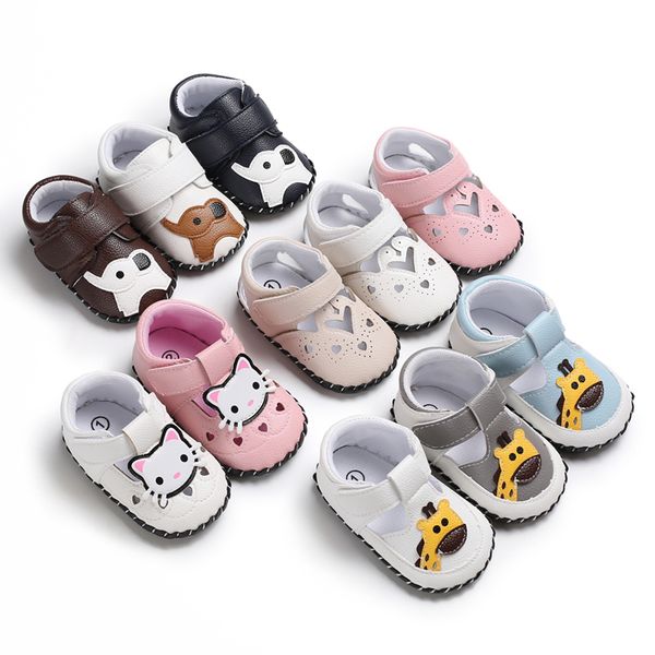 

infants first walker pu baby shoes elephant pattern casual moccasins newborn soft crib shoes sneaker