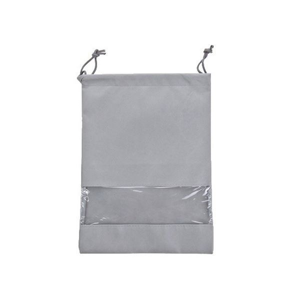 

10 pieces shoes bag travel storage pouch drawstring dust non-woven portable
