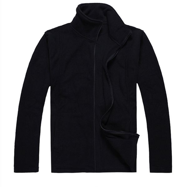 

men's winter jacket warm fleece lining coat male windbreaker black casual jacket thickened outwear for men, Blue;black